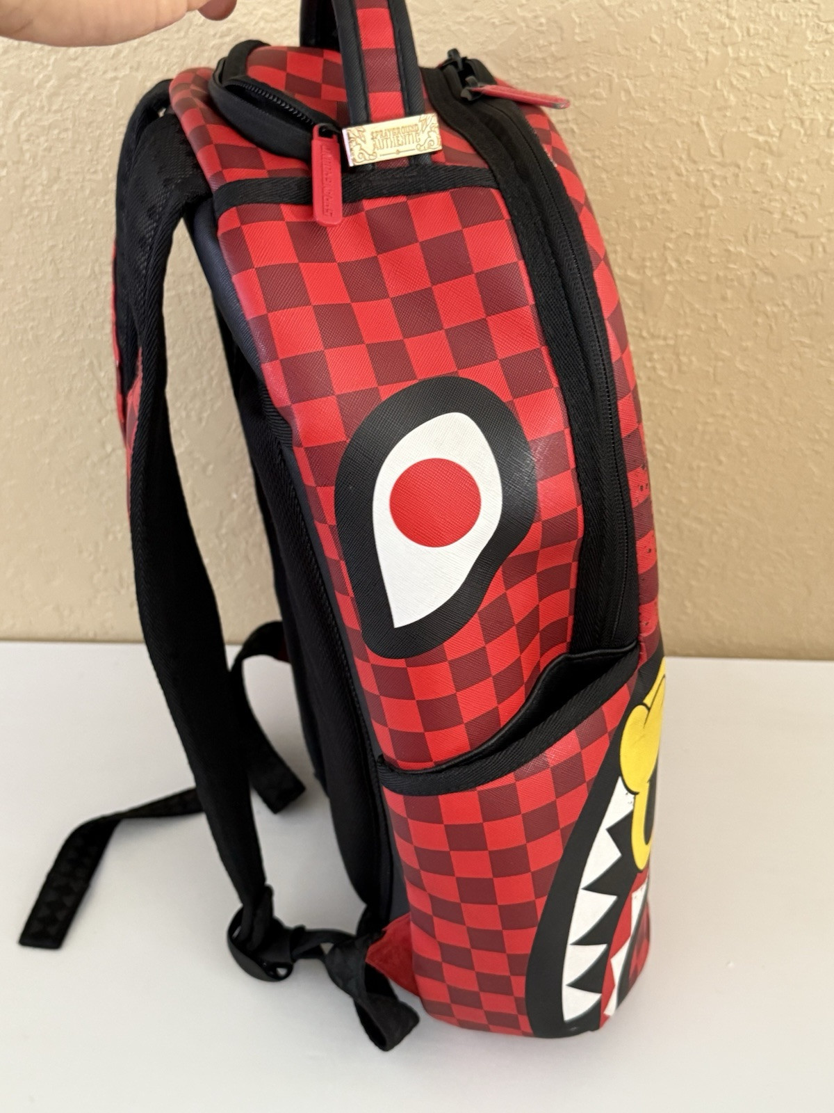 Rare Used SPRAYGROUND backpack SpongeBob Hello Wo… - image 5