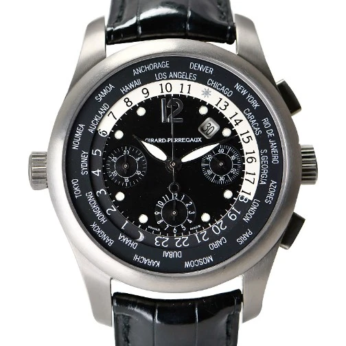 Girard Perregaux — GIRARD PERREGAUX  -  World Time Chronograph in Titanium