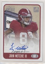 2021 Onyx Vintage College Blue Ink /400 John Metchie III #CAJM Auto 0nf4