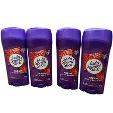 4X Lady Speed Stick Strawberry Scented Fresh Infusions Antiperspirant Deodorant