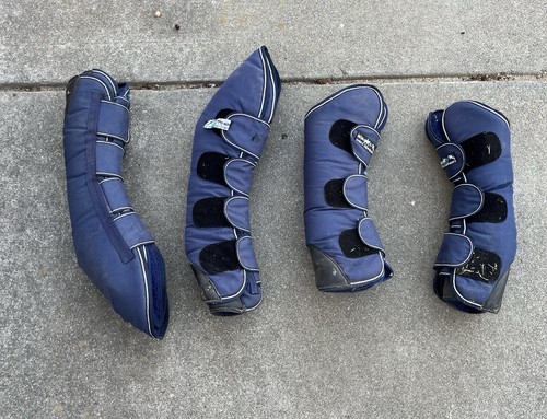 Used HKM Sport Equipments- shipping/travel boots- set of four
