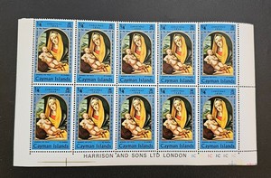 Cayman Islands 1969 Christmas ¼c Sc 242. SG 256 Blue Harrison & Sons BK 10 MNH