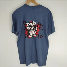 Grab It, Jam It, One Hand Slam It Vintage Basketball Tee Shirt Size Large