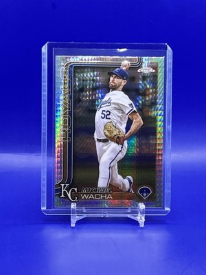 2025 Topps Chrome MICHAEL WACHA Prism Refractor #284 Kansas City Royals