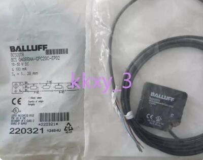 1 PCS NEW BALLUFF Proximity switch sensor BCS Q40BBAA-GPC20C-EP02 BCS00TR