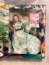 Barbie as Scarlett O'Hara in Gone With the Wind, Green and White BBQ Dress 12997