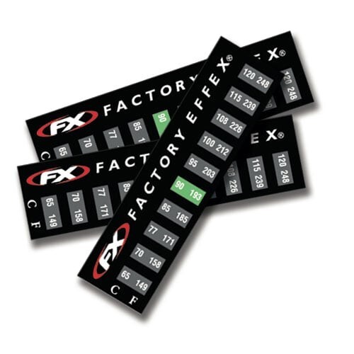 FACTORY EFFEX Engine/Air Temperature Decals/Stickers -3 PACK 08-90225 ...