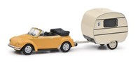 Schuco 452651300 - 1:87 Vw KäFer Mit WohnanhäNger ** Neu & Ovp **