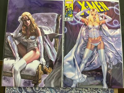 IMMORTAL X-MEN #3 EMMA FROST WHITE QUEEN TURINI VIRGIN VARIANT 9 JAY ANACLETO