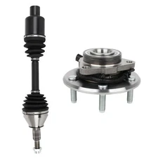 For Ram 1500 2012 2013 2014 2015-2018 Front CV Axle Shaft Wheel Hub Bearing 4WD