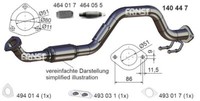 Ernst 140447 Abgasrohr FüR VW