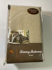 Tommy Bahama Home Jungle Drive European Sham 26 in x 26 in New Euro Striped