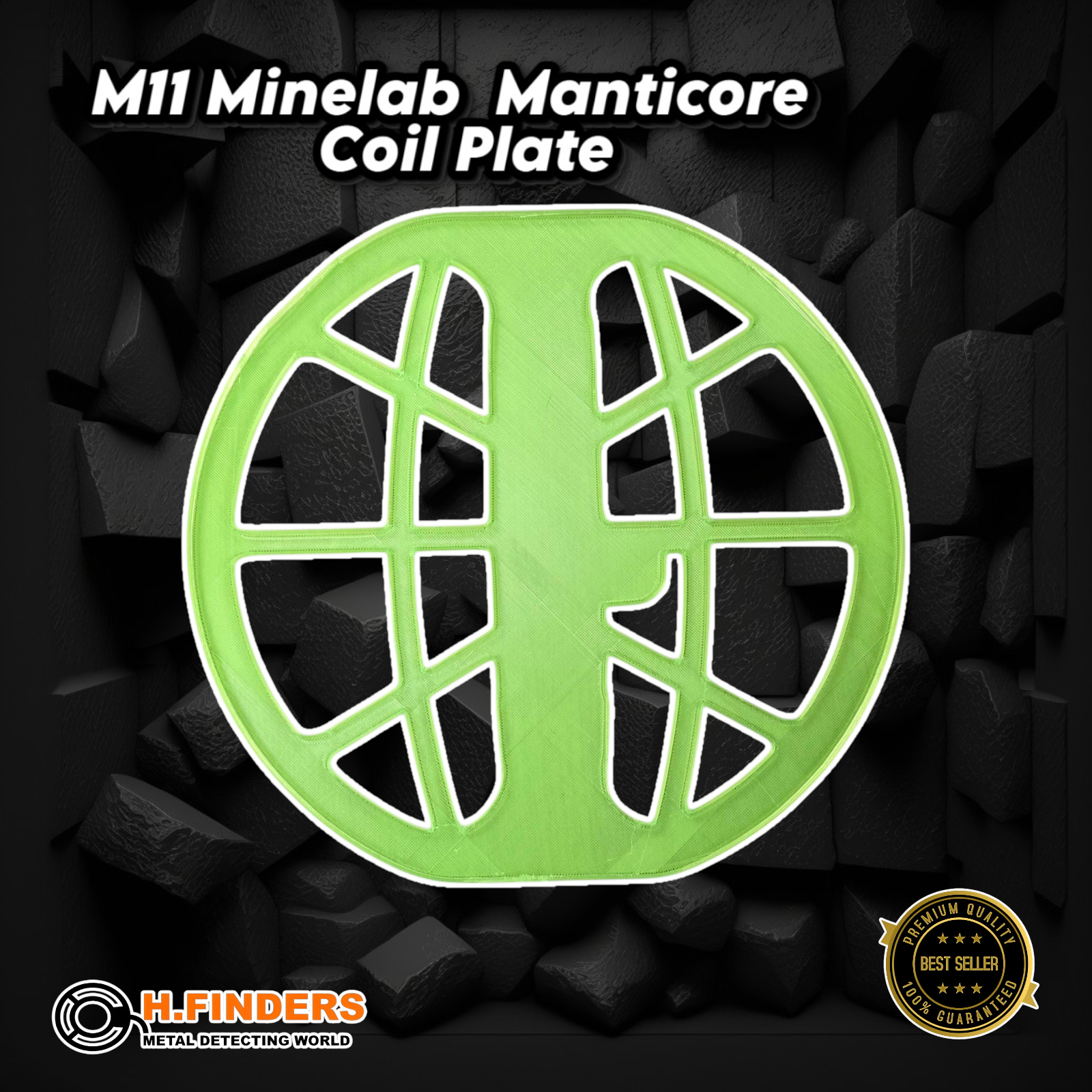 Minelab Manticore M11 Coil Cover Neon Green