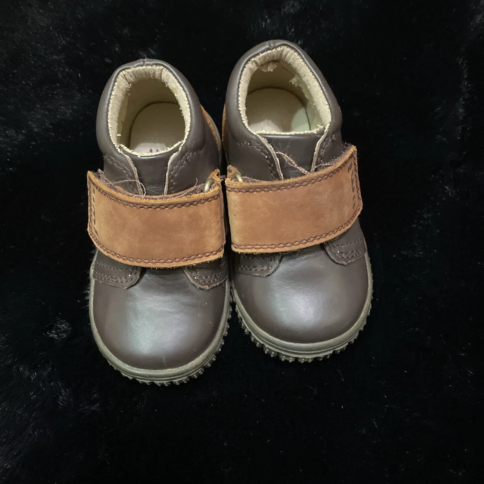 Zapatos Umi Bebé Niño Marrón Talla 5c Cierre Fácil Foto 4 de 4