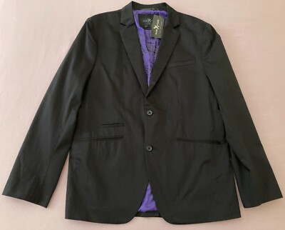 Men's MARC ECKO Black Cotton / Nylon + Jacket Blazer XL (Extra Large) NWoT NEW