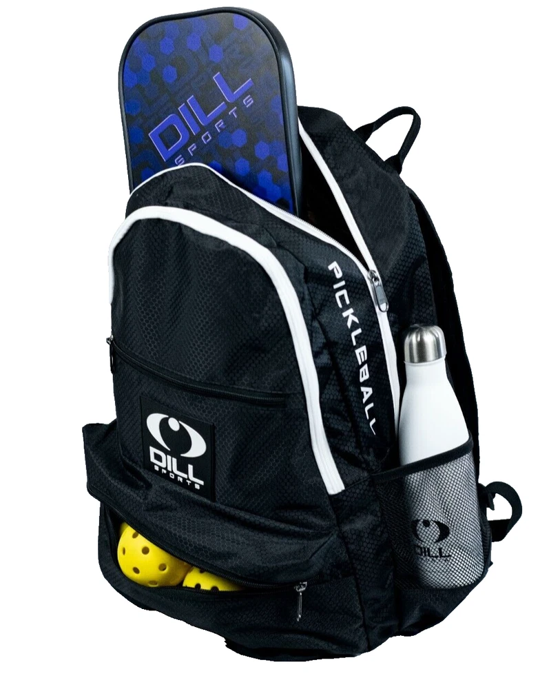 Pickleball Bag - Backpack with White Accents for Men and Women