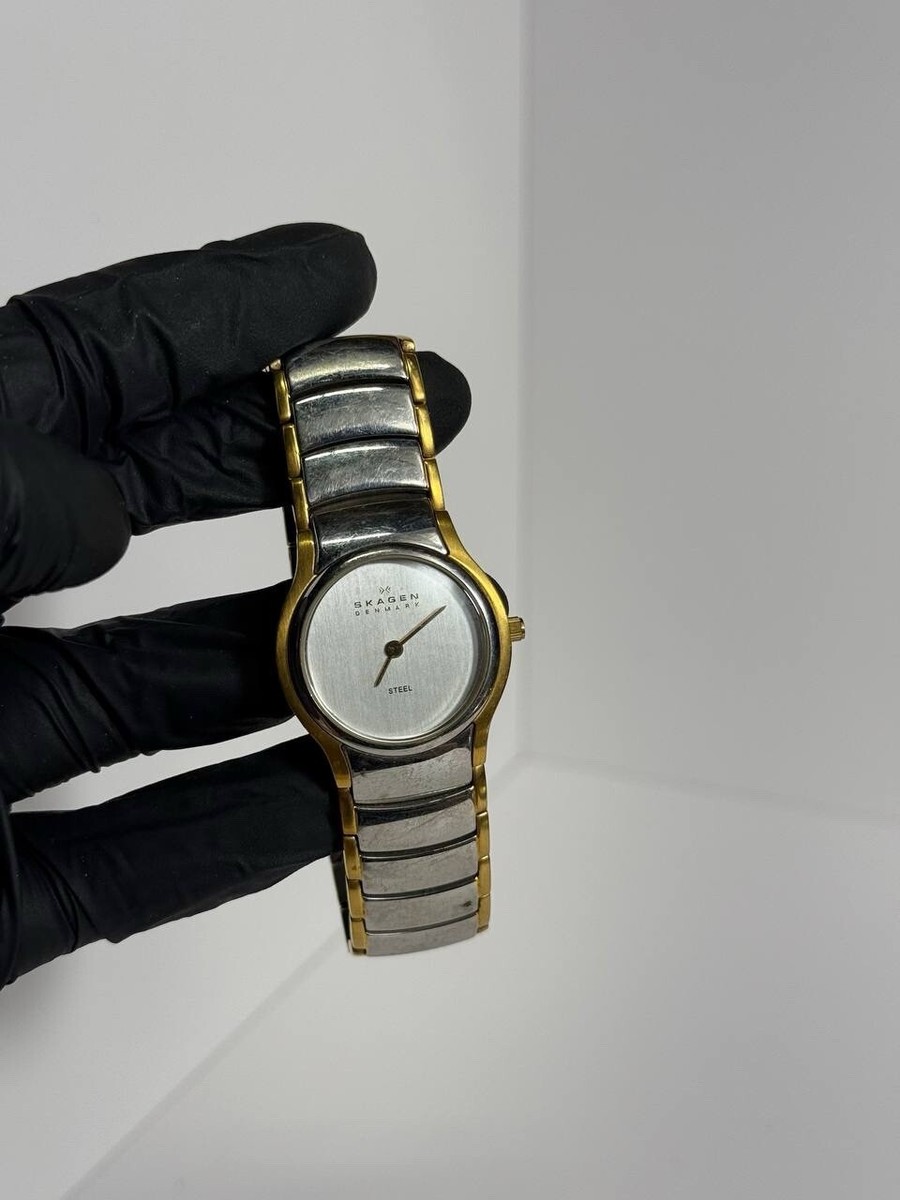 Skagen Denmark Watches 256SGX Silver Gold Tone Dial  display picture 2