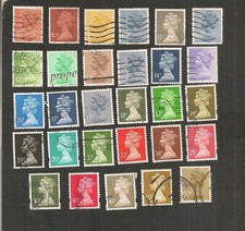 ELIZABETH II LOT DE 29  TIMBRES ROYAUME-UNI COLLECTION