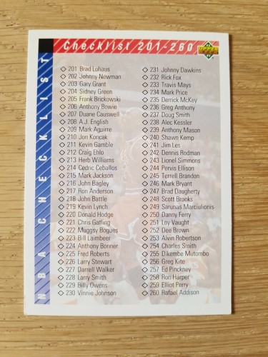 Upper Deck '92-'93 NBA Basketball Cards 1992-1993 - choose from list - Picture 299 of 300
