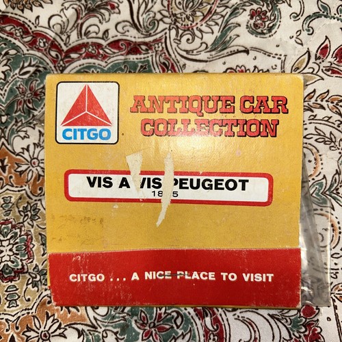 CITGO VIS A VIS PEUGEOT 1895 ANTIQUE CAR COLLECTION MODEL TOY SEALED IN