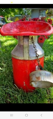 Milk Can Tractor Seat Stand OOAK Custom Mini Milkcan Tractor Seat Child or Plant