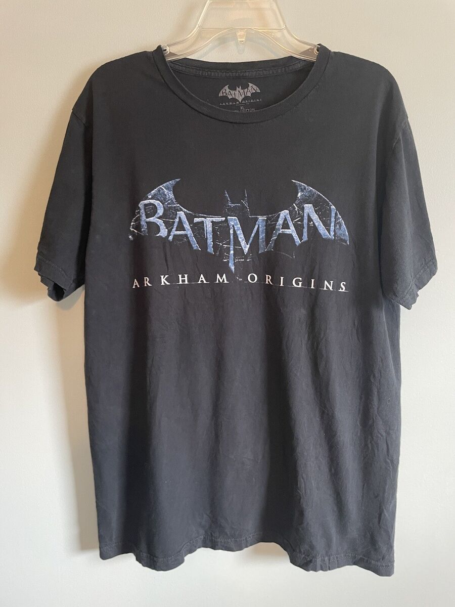 Batman Arkham Origins T-Shirt Adult Large (XL Tag) Black 2013