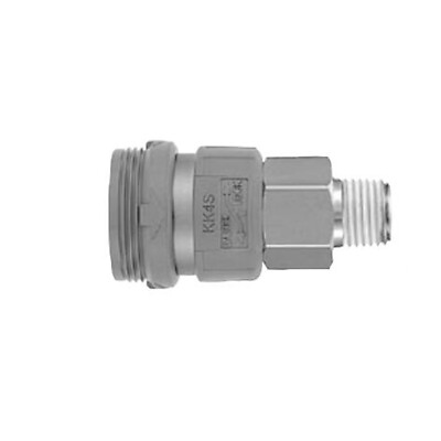 SMC KK4S-02MS S Coupler Socket Male Thread Type New 1PC. #