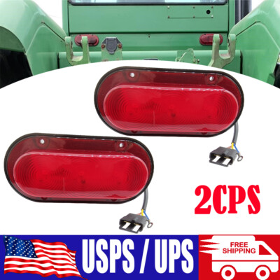 2pcs LED Warning Lights Taillights AR44989 for John Deere 4040, 4050, 4055, 4230