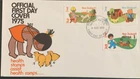 New Zealand FDC 1975 Health Stamps Assist Health Camps