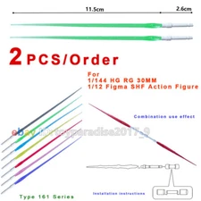 Lightsaber Beamsaber Blade For 1/144 HG RG Gundam Model Weapon Details Up V161