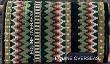 Western Horse Saddle Pad Blanket 100% New-Zealand Wool - Custom Your own Design