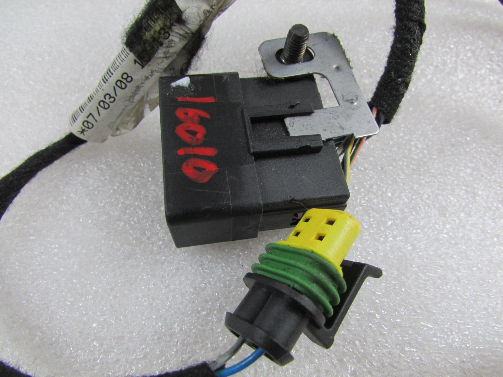 Maserati Granturismo, RH, Right Door Wire Harness, Used, P/N 231438