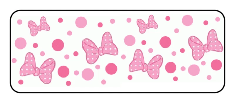 30 pink minnie bows Birthday Party Favors, Bubble Labels, stickers, tags, mouse - Image 2 of 2