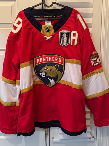 Camiseta deportiva roja local Matthew Tkachuk grande Florida Panthers Stanley Cup 2025