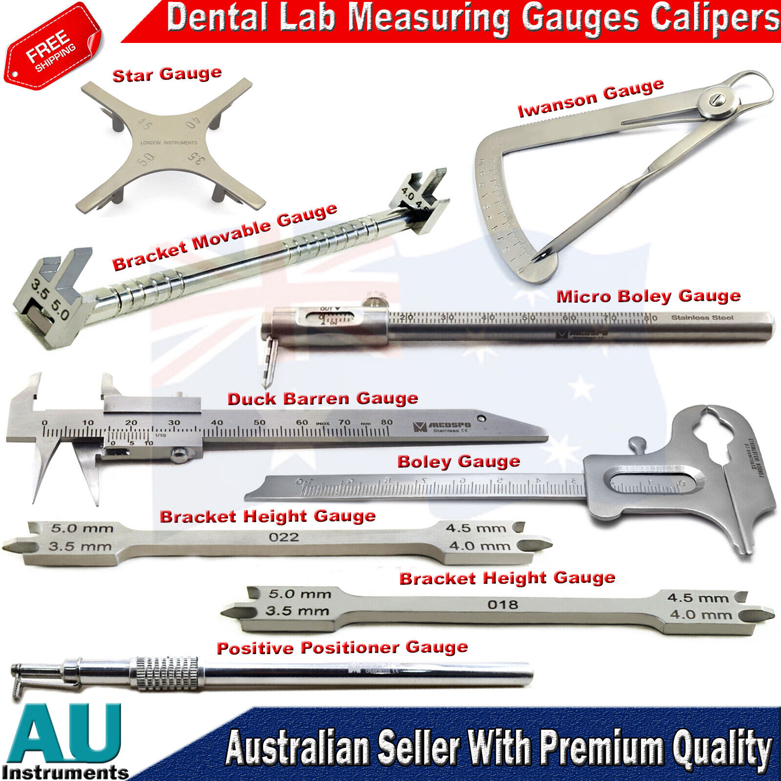 【人気商品！】 Dental Laboratory 少し豊富な贈り物 Gauge Boley Heig Positioning Measuring Bracket