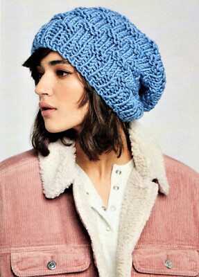 Quick to Knit Grobstrickmütze Beanie Strickmuster