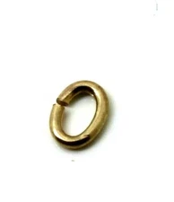 Kaedesigns,  9ct 9k Yellow Gold, 5mm Oval Open Jump Ring *Free post