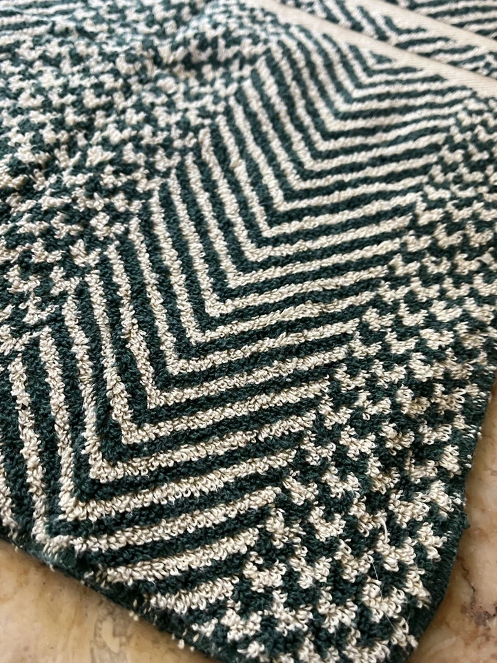 Ralph Lauren Vintage Paño Verde/Beige Multi Patrón Usado en Excelente Condición Foto 3 de 4