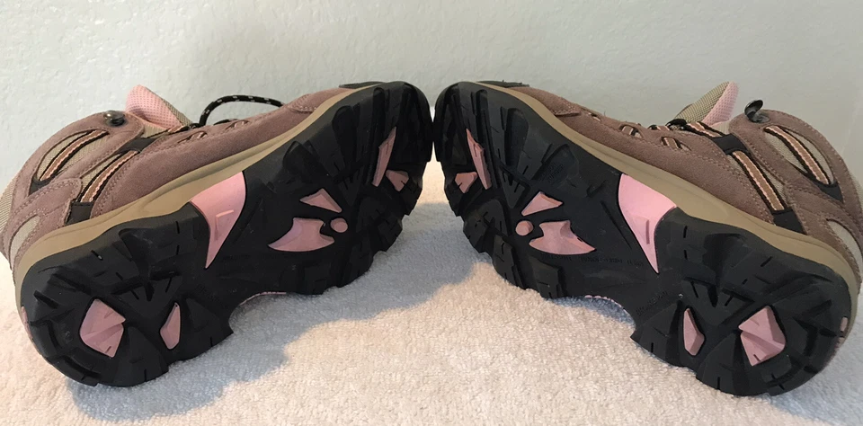 Botas de senderismo Hi-Tec Bandera de caña alta para mujer talla 8M Taupe/Rosa Foto 4 de 4