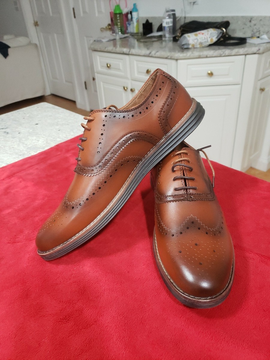 Harrison Myles Mens Wingtips Shoes Lace Up Shoes C 1701 Size  display picture 3