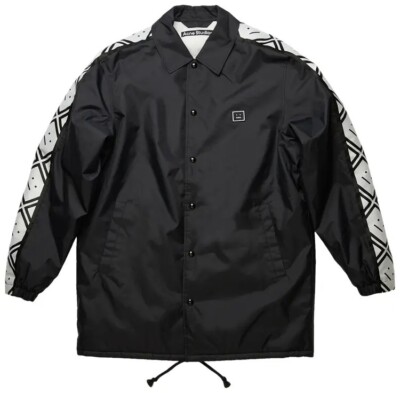 ACNE Studios Oscada Face Padded Coach Jacket In L