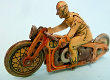 Kellermann Motorrad 337 Vorkrieg Zivil Uhrwerk Blech original selten bespielt