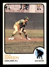 1973 Topps Baseball #456 Dick Green EX/MT *d11