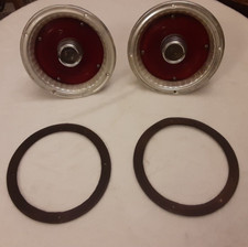 Vintage Ford Sae-tsdb-66fn 1966 1967 Falcon Futura Tail Lights With Back Up Lens