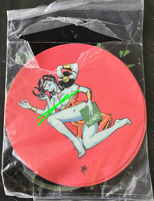SicMats DJ Shiva Slip Mats Pair Slipmat for Turntables Slipmats 2 Mat Set