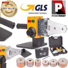 ROHRSCHWEISSMASCHINE STUMPFSCHWEIß MUFFENSCHWEIßGERÄT PCV ROHR 20-63MM PE PP PB