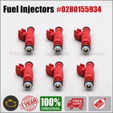 6pcs Fuel Injectors Fits For 2000-2003 Dodge Dakota 3.9l V6 0280155934