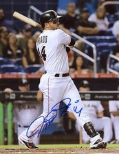 MARTIN PRADO MIAMI MARLINS SIGNED 8X10 PHOTO W/COA
