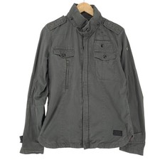 Vintage G-Star Jacke Damen Militär Utility Cargo Taschen Eo7 Größe M