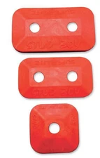 Stud Boy Super Lite +Plus Single Backer Plate - Red - 96 Pack 2462-P3-RED